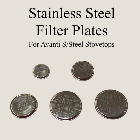 Filter Plates - S/Steel Stovetops (Avanti)