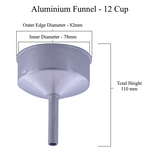 Stovetop Funnels - Aluminium